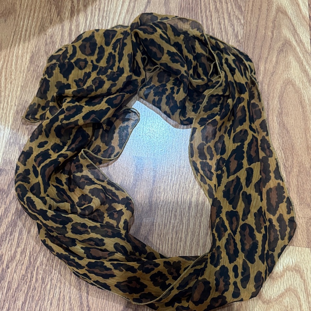 Leopard Print Scarf